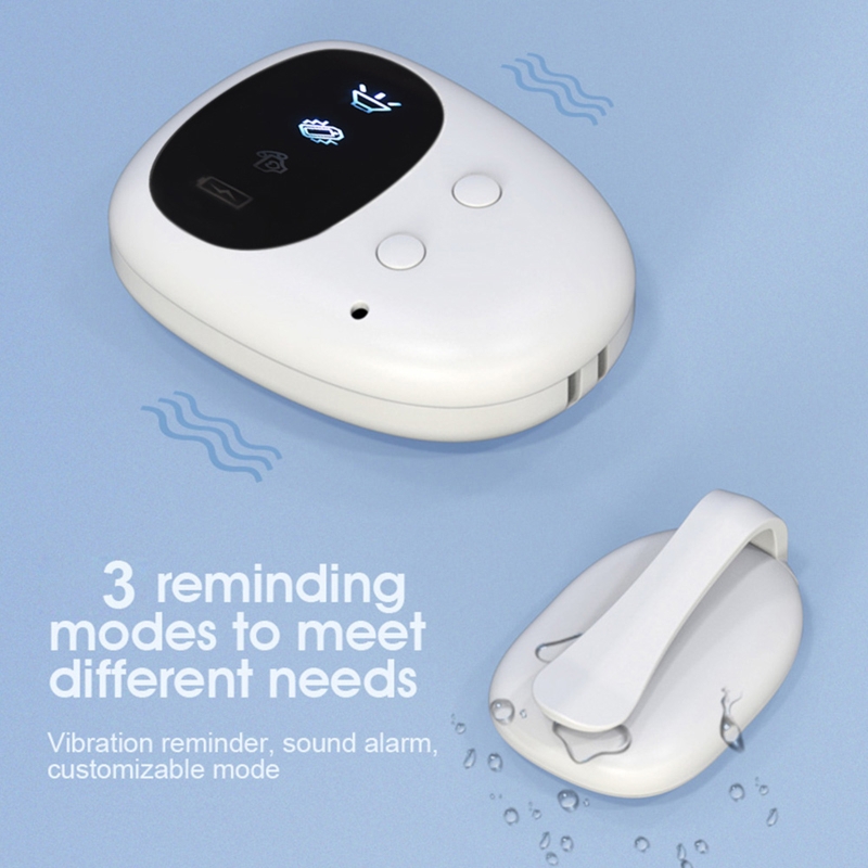 Wireless Urine Wet Alarm Pee Alarm with Receiver Clip-on Transmitter Bedwetting Reminder Device for Kids Potty Training P31B