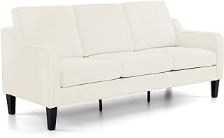 VINGLI 71" Living Room Couch, Comfy Sofa Mid Century Modern 3-Seater Sofa Couches Upholstered Soft Chenille Couches Small Couch for Bedroom, Apartment, Office