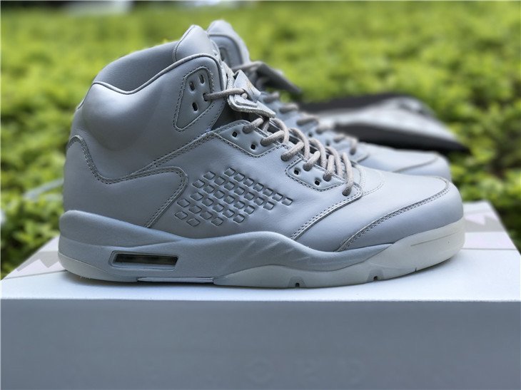 PK AIR JORDAN 5 PREMIUM PURE PLATINUM WHITE 2017
